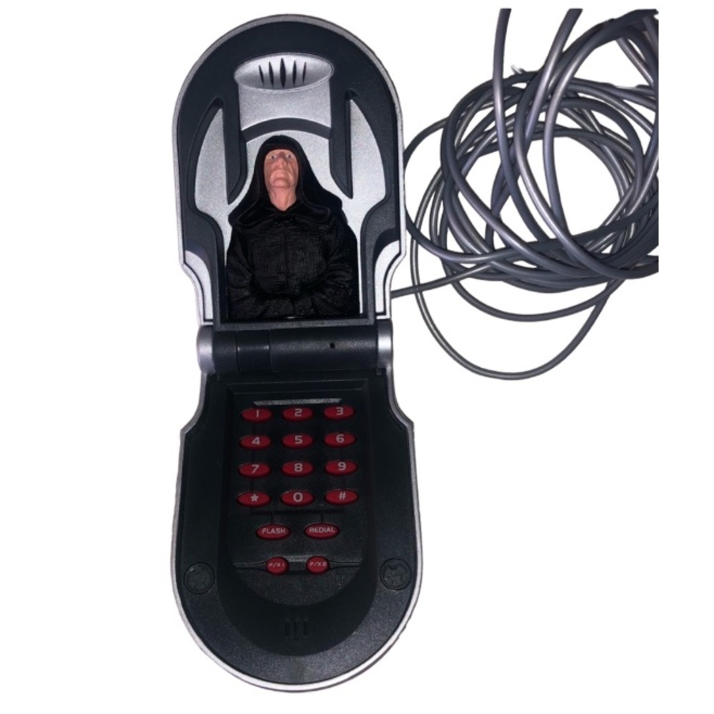 STAR WARS PHONE LANDLINE FLIP DARTH MAUL WITH CORD